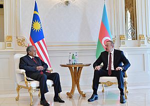 Ilham Aliyev met with Prime Minister of Malaysia Mahathir Mohamad 02