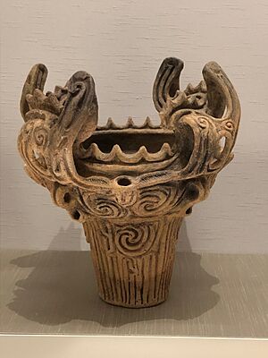 Jomon Flame Style Pottery, 3000 BC