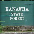 Kanawha State Forest - Entrance Sign-square