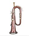 Keyed Bugle in E (originally E-flat ) MET DT259988 white