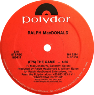 Kurtis Blow-Ralph MacDonald - Basketball-(It's) the Game (Side B) (12-inch)