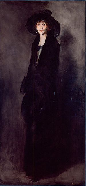 Lady in Black Velvet by Robert Henri, 1911, High Museum of Art