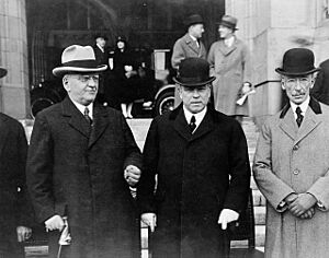 Mackenzie King with Ferguson and Taschereau
