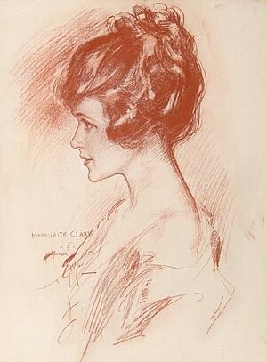 Margurite Clark 1918 by Harrison Fisher