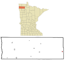 Location of Grygla, Minnesota