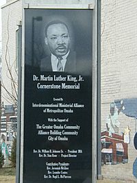 Martin Luther King cornerstone memorial (Omaha, Nebraska)