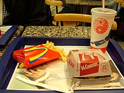 McDonald's McCountry meal, Wenceslas Square, Prague