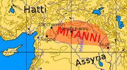 Mitanni map