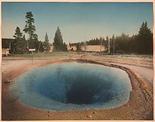 Morning Glory Spring, Frank Jay Haynes, 1890