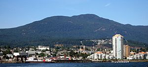 Nanaimo from the Strait of Georgia