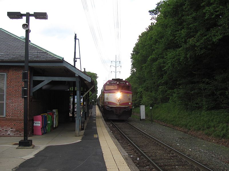 Image: Needham Junction MBTA station, Needham MA