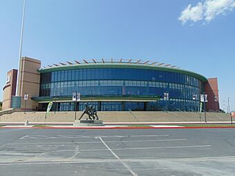 North-northwest at Maverik Center, Aug 17.jpg