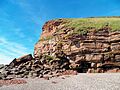 North cliffs at Fleswick bay