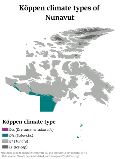 Nunavut Köppen