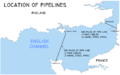 Operation PLUTO Location of Pipelines