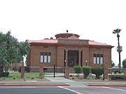 P-Phoenix Carnegie Library and Library Park-1907