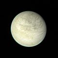 Europa as seen from Voyager 1 at a distance of 2.8 million km