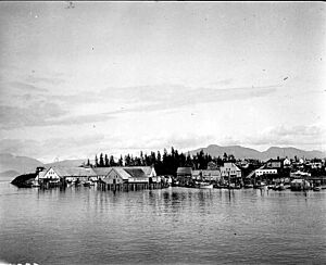 Petersburg from the water, Alaska, August 1918 (COBB 108)