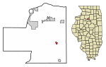 Location of McNabb in Putnam County, Illinois.