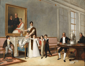 Retrato da Família do 1.º Visconde de Santarém (1816) - Domingos Sequeira