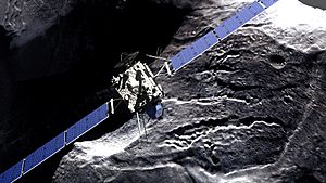 Rosetta - comet fly-by