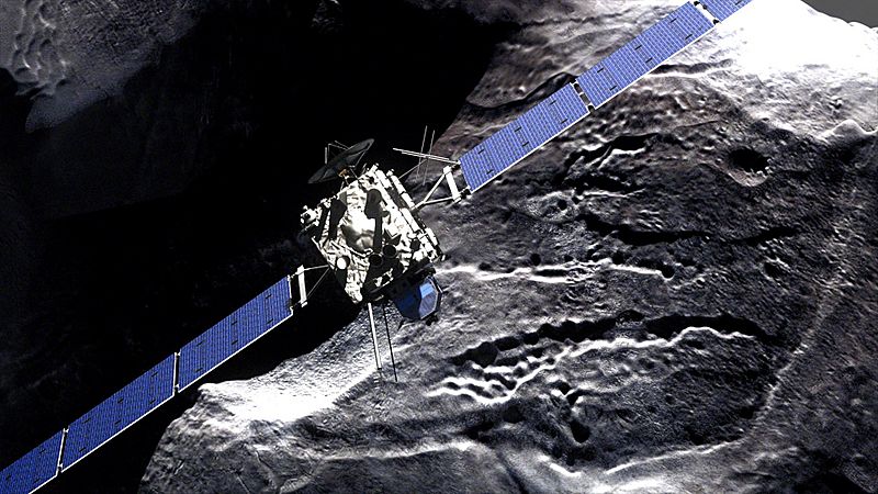 Rosetta - comet fly-by