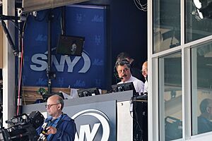SNY Broadcast Booth, May 2, 2019