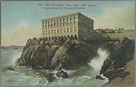 San Francisco -- The New Cliff House. On the Road of a Thousand Wonders (pcard-print-pub-pc-71a)