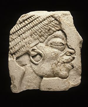 Sculptor's Trial Piece showing a Nubian Head MET 22.2.10 01