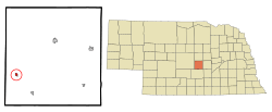 Location of Litchfield, Nebraska