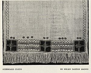 Sideboard Cloth by Helen Paxton Brown studio1910b 0152