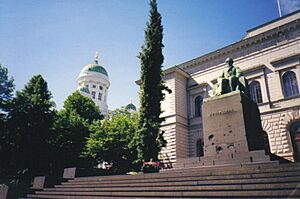 Snellman Statue Helsinki