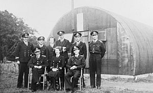Some of the Technical Officers on the Allied Naval Command Expeditionary Force Who Were Responsible For the Basic Planning and Co-ordination of the Repair, Recovery, and Fuelling Organisation For Ships and Craft Operatin A26669