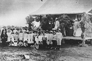StateLibQld 2 197863 Celebrations at Hebel State School, 1901