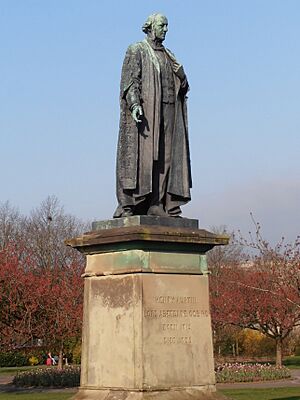 Statue of Lord Aberdare, Alexandra Gardens, Cathays PArk, Cardiff