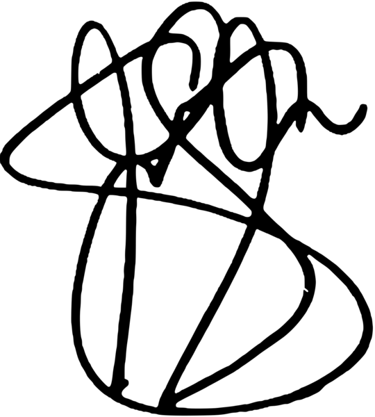 Summer Glau's signature from 2008