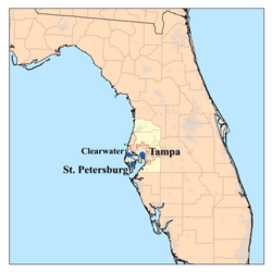 Location in Florida
