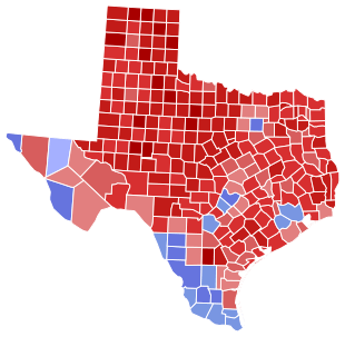 Texas Senate Election Results by County, 2020.svg