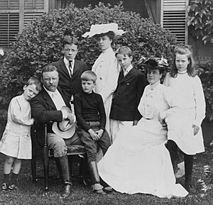 Theodore Roosevelt and family, 1903