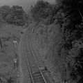 Torrington station approach , South Devon, 1969