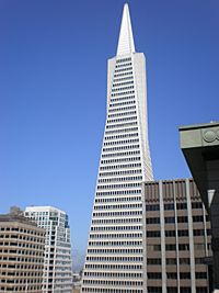 Transamerica Pyramid from 343 Sansome St. roof garden 2