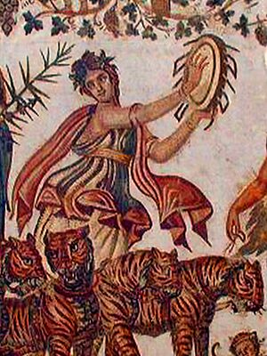 Triumph of Bacchus - Sousse (clipped tympanum)