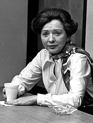 United States Secretary of Education Shirley Hufstedler at Miami-Dade Community College 1980-02-07 (cropped).jpg