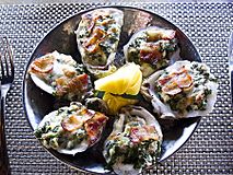 Virginia Beach-Catch31 Restaurant - Oysters Rockefeller