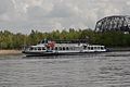 Waterbus Moskva type on the Ob in Novosibirsk, Russia