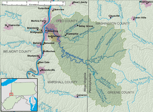 Wheeling Creek WV map.png