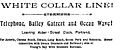 White Collar Line ad 1895