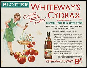 Whiteway's Cydrax (non-alcoholic) ; cyder's "little sister" Wellcome L0064714.jpg