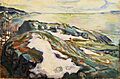 Wien-Innenstadt, Albertina, Edvard Munch, Winterlandschaft