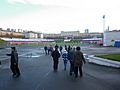Центральный стадион в Мурманске.